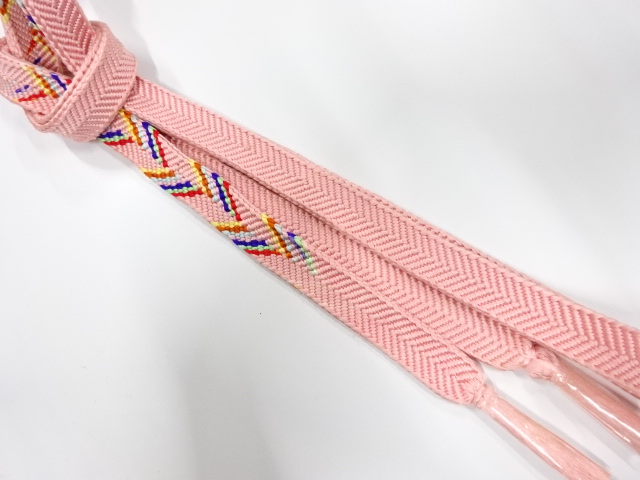 未使用品　正絹　手組帯締め